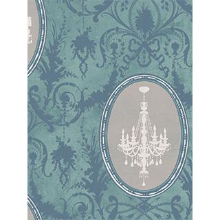 Seabrook Designs CM10702 Camille Acrylic Coated  Wallpaper